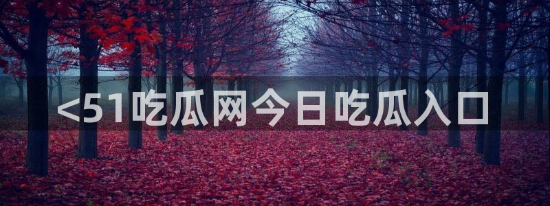 吃瓜吃瓜：<51吃瓜网今日吃瓜入口